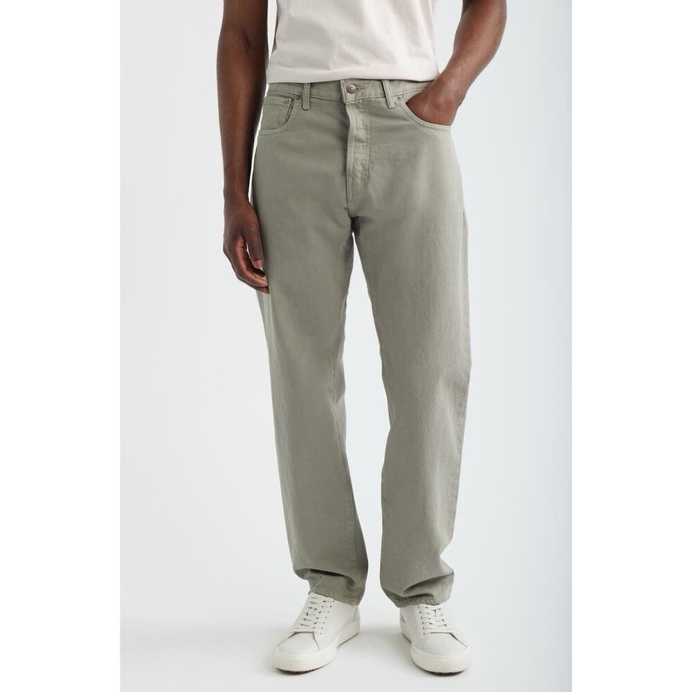 Madewell Men’s 1991 Straight Leg Jeans Washed Olive NWT Size 35/32